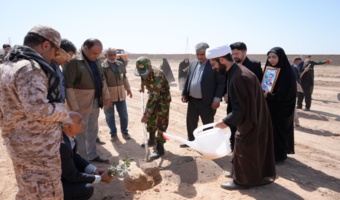 برگزاری پویش سرو ایران به یاد رهبر شهید و شهدای جنگ رمضان  و همزمان با روز ارتش جمهوری اسلامی ایران