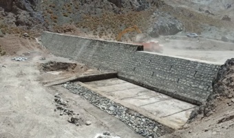 پایان عملیات اجرایی پروژه بزرگ سنگ و ملات آبخیزداری  در حوضه عربخانه شهرستان سربیشه