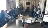 دیدار مدیر کل با همکاران اداره منابع طبیعی و آبخیزداری شهرستان درمیان 