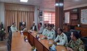 دیدار صمیمی فرمانده پاسگاه منابع طبیعی و آبخیزداری با فرمانده انتظامی شهرستان بیرجند 