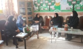 نشست کارشناس  اداره منابع طبیعی وآبخیزداری بیرجند با مربیان دبستان دخترانه ایران 