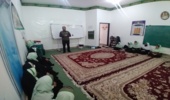 برگزاری دوره آموزشی آشنایی با همیار طبیعت در دبستان دخترانه غیردولتی امام حسین (ع))