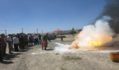 برگزاری کارگاه آموزشی اطفاء حریق در روستای بجد 