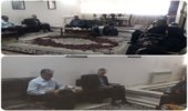 نشست مشورتی مدیر کل و معاون دفتر امور بیابان سازمان منابع طبیعی و آبخیزداری  با مدیر کل