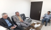 نشست مشورتی مدیر کل ، معاون آبخیزداری  و دستیار مردمی سازی دولت در اداره کل با دستیار مردمی سازی دولت در استانداری