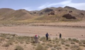 آغاز عملیات اجرایی احداث بند خاکی بالادست قنات روستای شیرگ آقا