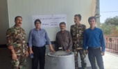 تحویل دو دستگاه تنور گازی به اهالی روستاهای خوسف و فردوس