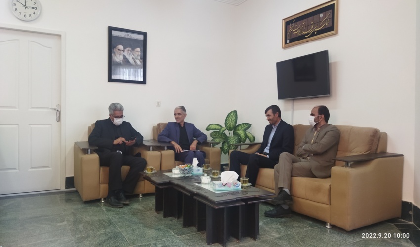 دیدار مدیر کل با فرماندار شهرستان درمیان
