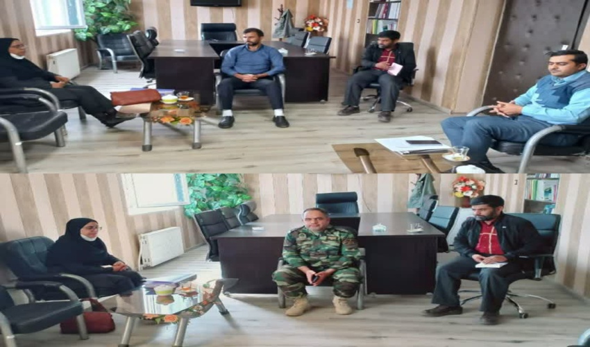 دیدار رئیس اداره آموزش و ترویج اداره کل با همکاران شهرستان درمیان