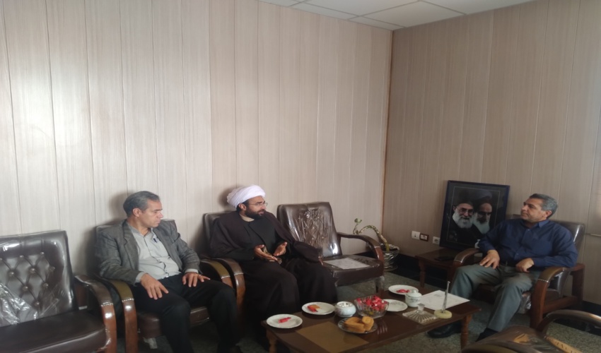 دیدار نمایندگی ولی فقیه در مدیریت جهاد کشاورزی با ریاست اداره منابع طبیعی فردوس