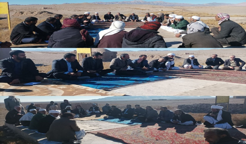 جلسه رسیدگی به شکایات و اعتراض متقاضیان صدور پروانه چرا مرتع گلورده شهرستان درمیان برگزار شد