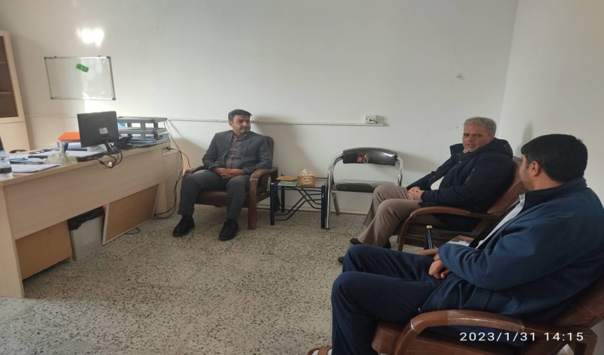 دیدار با رئیس بیسج سازندگی شهرستان بیرجند 