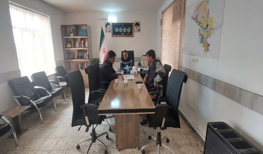 دیدار با شهردار ماژان