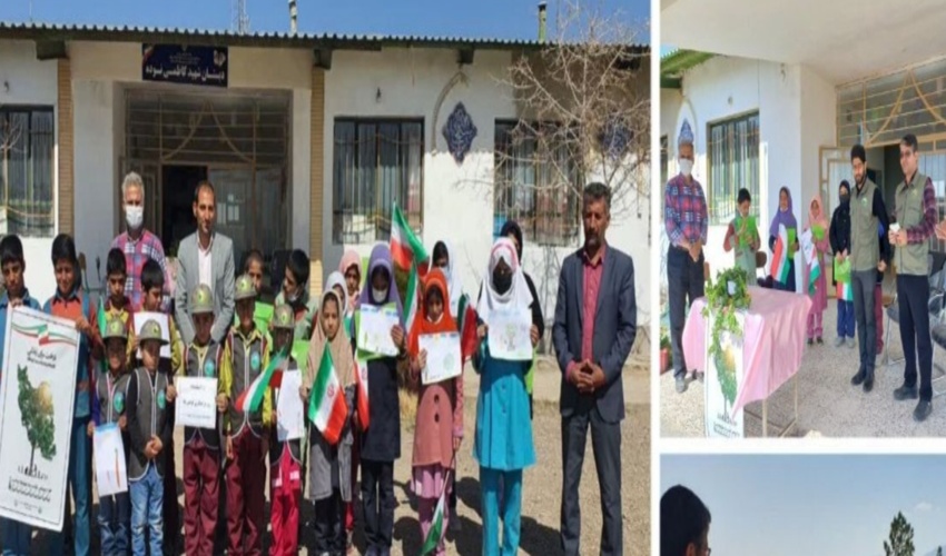 به مناسبت هفته منابع طبیعی و روز درختکاری صورت گرفت.