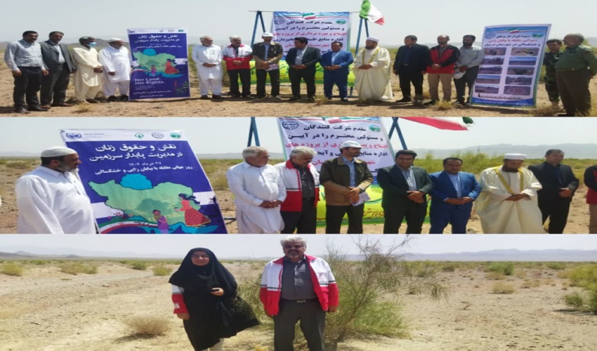 بازدید از طرح های موفق مقابله با بیابان‌زایی در شهرستان درمیان