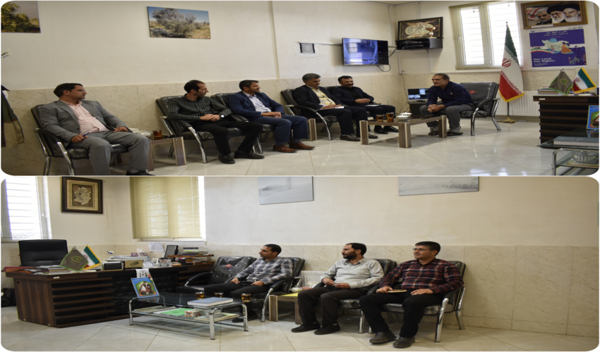 حضور نمایندگان ادارات کل منابع طبیعی و آبخیزداری و راه و شهرسازی در شهرستان زیرکوه