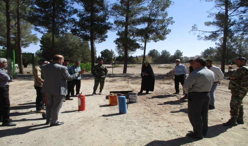 برگزاری کارگاه آموزشی اطفاء حریق 