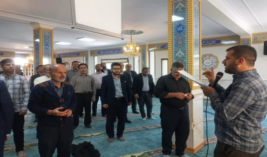 تجمع کارکنان اداره منابع طبیعی قاین در محکومیت جنایات رژیم صهیونیستی