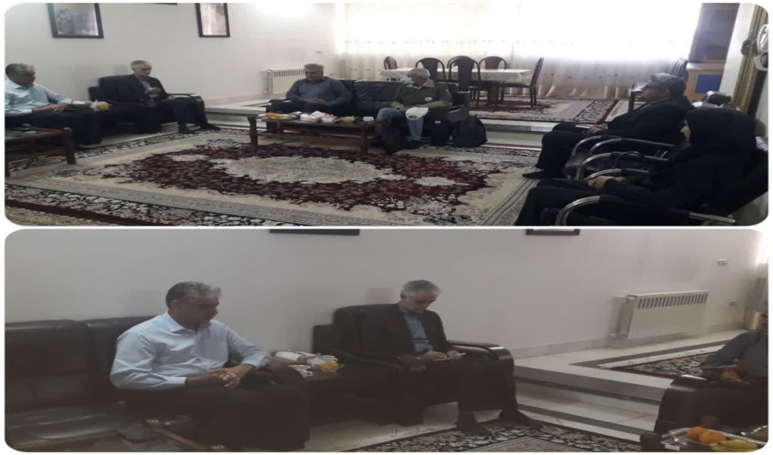 نشست مشورتی مدیر کل و معاون دفتر امور بیابان سازمان منابع طبیعی و آبخیزداری  با مدیر کل