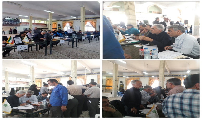 دیدار مردم با مدیر کل منابع طبیعی در میز خدمت شهرستان قاینات 