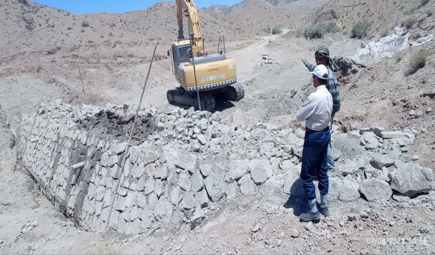 پیشرفت ۷۵ درصدی عملیات آبخیزداری  حوزه دهک 