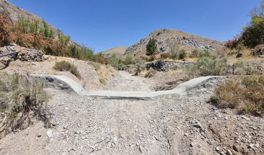 اتمام پروژه سنگ و ملات روستای سیاه دره سربیشه 