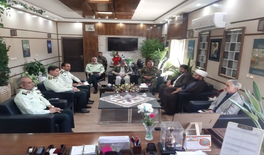 دیدار مدیرکل منابع طبیعی و آبخیزداری استان با فرمانده انتظامی استان 