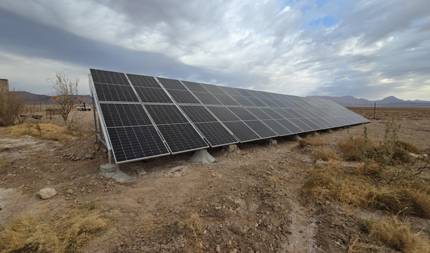 بهره برداری از نیروگاه خورشیدی برای اولین بار در سطح نهالستان های منابع طبیعی کشور