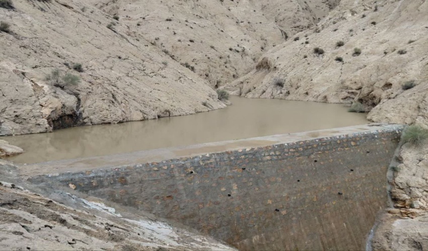 آبگیری ۵.۵ میلیون مترمکعبی سازه‌های آبخیزداری خراسان جنوبی