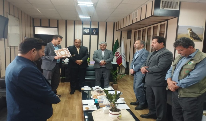 معارفه رئیس اداره منابع طبیعی و آبخیزداری شهرستان  خوسف