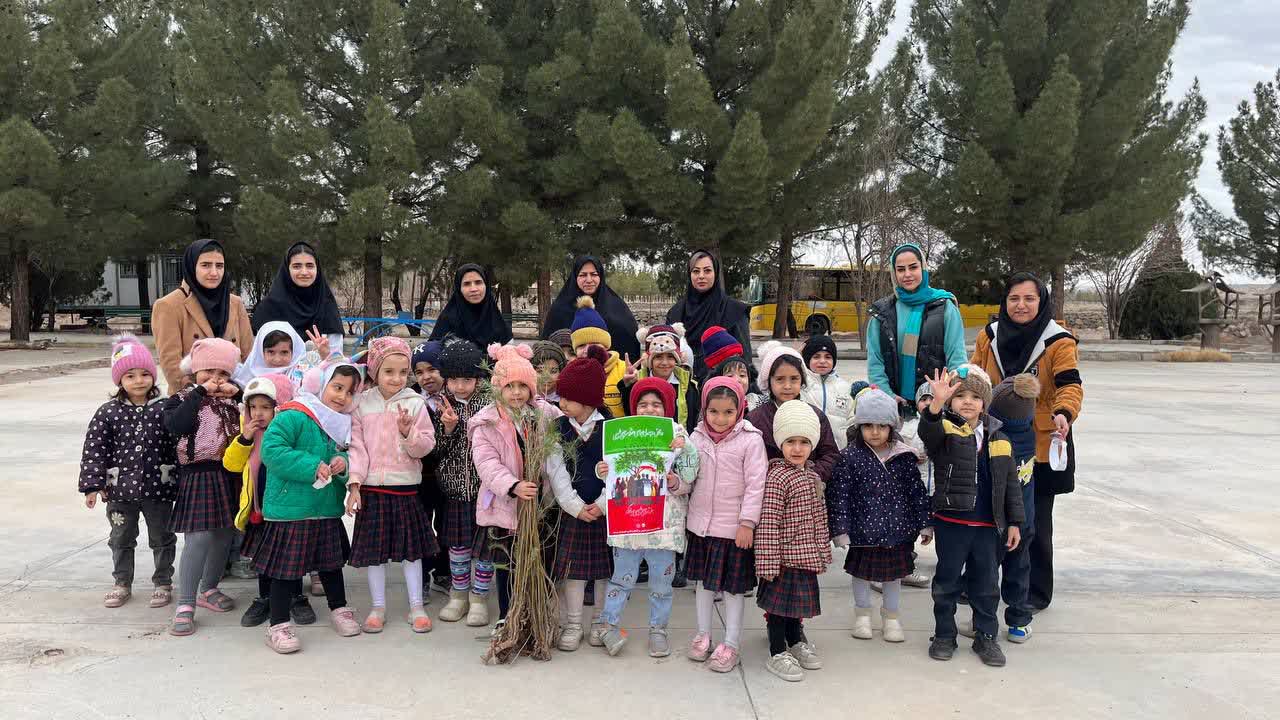 کودکان مرکز پیش دبستانی  از نهالستان شهید صادقی بیرجند بازدید کردند . 